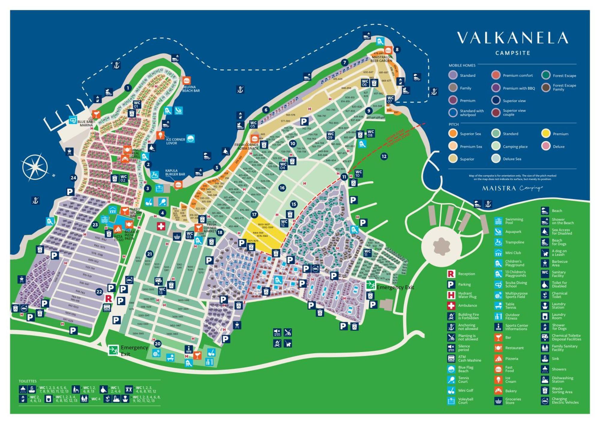 Maistra Camping Valkanela Pitches Funtana Exterior photo
